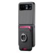 Motorola Moto Razr 40 Black Twill Fabric Card Bag Ring Magnetic Case - 2