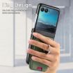 Moto Razr 40 Ultra Green Twill Fabric Card Bag Ring Magnetic Case - 5