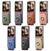 Moto Razr 50 Ultra Pink Twill Fabric Card Bag Ring Magnetic Case - 7
