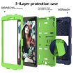 Galaxy Tab A8.0 2019 T290 Shockproof Silicone Case with Holder - Blue/Green - 3