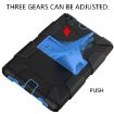 Galaxy Tab A8.0 2019 T290 Shockproof Silicone Case with Holder Black+Blue - 6
