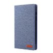 Galaxy Tab A8.0 T290/T295 (2019) Deep Blue PU Leather Case with Holder - 1