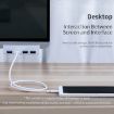 ORICO MH4PU-P 4 Port USB3.0 Clip-type HUB, Aluminum Alloy, Silver - 4