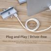 ORICO MH4PU-P 4 Port USB3.0 Clip-type HUB, Aluminum Alloy, Silver - 8