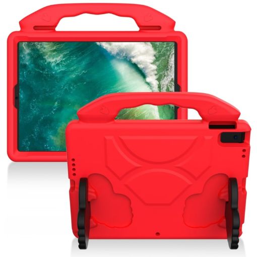 iPad Pro 10.5" EVA Anti-Fall Protective Shell with Thumb Bracket - Red - 1