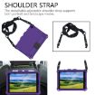 iPad Pro 10.5 Protective Shell EVA+PC Anti-Fall with Straps Purple+Black - 5