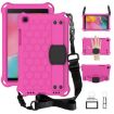 Galaxy Tab A8.0 T290/T295 2019 Protective Shell with Straps - Rose/Black - 1