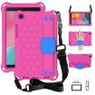 Galaxy Tab A8.0 T290/T295 2019 Protective Shell with Straps - Rose+Blue - 1