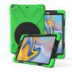 Galaxy Tab A 8.0 T387 Case: 360 Rotating PC + Silicone, Holder & Strap - 1