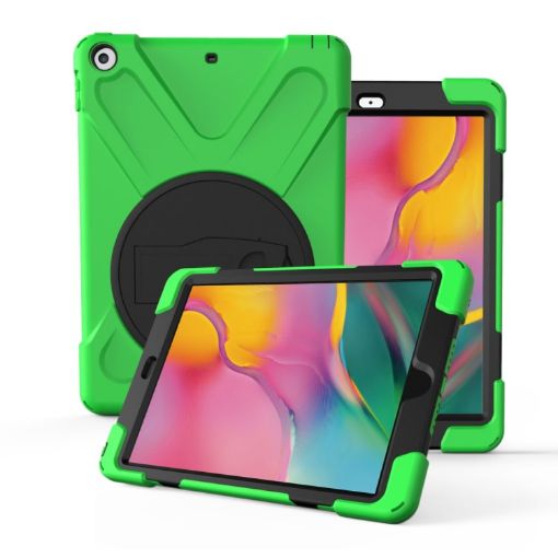 Galaxy Tab A 8.0 2019 T290/T295 360 Rotating Case with Holder & Strap - 1