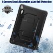 iPad Pro/Air 10.5 Case: 360 Rotating PC+Silicone with Holder & Strap - 5
