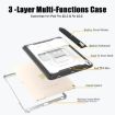 iPad Pro/Air 10.5 Case 360 Rotation PC+Silicone with Holder & Strap - 6