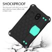 Shockproof Case for Samsung Galaxy Tab A 8.0 (2018) - Black/Aqua - 4