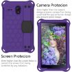 GalaxyTab A 8.0 (2017) T380 Protective Shell, Honeycomb Design, Purple+Black - 3