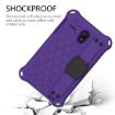 GalaxyTab A 8.0 (2017) T380 Protective Shell, Honeycomb Design, Purple+Black - 4