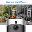 V5 Smart Video Doorbell: Night Vision, WiFi, Wireless, Black - 7