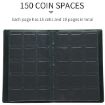 Red PU Leather Coin Collection Album - Holds 150 Coins, Russian Cover - 4