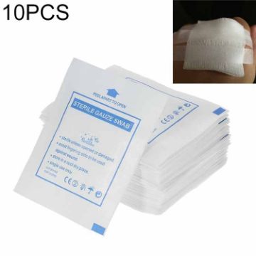 10 PCS Disposable Cotton Gauze Piece - 1