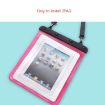 Rose Red Waterproof Transparent Bag for Phone & Small Items - Outdoor Use - 5