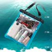 Lake Blue Transparent Waterproof Bag for Mobile Phone & Small Items - 3