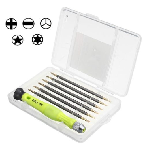 7 in 1 Portable Screwdriver Kit - Chrome Vanadium Alloy Steel Tools Set - 1