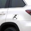 Sexy Witch Fashion Car Sticker Vinyl Decals, 15x14cm, Black Decor - 4