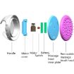 Green Electric Meridian Body Brush Massager Scraping Instrument - 7
