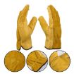 Motorcycle & Garden Safety Gloves - 2 Pairs, Size M Riding Gloves - 3
