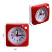 Gray Bedside Mute Alarm Clock with Light & Snooze Function - 4