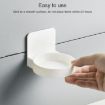 White Bathroom Wall-mounted Toiletries Storage Rack - 4