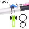 Plastic Fishing Hook Keeper - 10 PCS Bag for Rods & Lures (Green) - 1