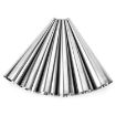 Large Stainless Steel Cone Roll Moulds for Croissants and Pastry (5 PCS) - 3