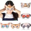 3D Cartoon Animal Eye Mask - Glasses Dog Sleeping Shade Mask - 2