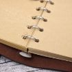 Vintage Pirate Anchors PU Leather Spiral Notebook Diary, Size L (Coffee) - 7