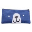 Cartoon Dog Pencil Bag - 2 PCS Big Capacity Stationery (Blue) - 1