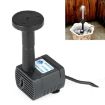 Solar Fountain DC Water Pump - Garden Rockery Decoration Sprinkler (Black) - 2