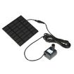 Solar Fountain DC Water Pump - Garden Rockery Decoration Sprinkler (Black) - 5
