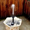 Solar Fountain DC Water Pump - Garden Rockery Decoration Sprinkler (Black) - 7