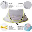 Ultralight Gray Travel Mosquito Net - Portable Baby Beach Tent - 4