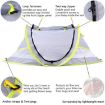 Ultralight Gray Travel Mosquito Net - Portable Baby Beach Tent - 5