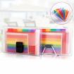 A6 13-Grid Expanding File Folder with Buckle & Lanyard - Multicolor - 4