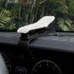 Diamond Car Phone Holder - 360 Rotating Dashboard Mobile Mount (White) - 4