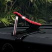 Red Diamond Car Phone Holder - 360 Rotating Dashboard Mobile Mount - 5