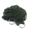 Portable 9 Strand Nylon Mesh Hammock for Camping - Blue - 4