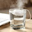 Mini USB Air Humidifier Aroma Diffuser Purifier - Donut Shape, White - 5