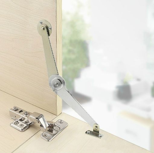 5" Two-Folded Strut Folding Lever Door Support Furniture Connector - 1
