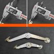 5" Two-Folded Strut Folding Lever Door Support Furniture Connector - 5
