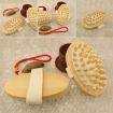 Soothing Wood Body Massage Brush - Balloon Cushion Massager - 3