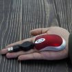 Purple Mini Computer Mouse - Retractable USB, Optical, Ergonomic, 1600 DPI - 4