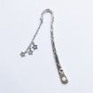 Glowing Luminous Sun Moon Star Metal Bookmark - Ancient Silver Stars - 2